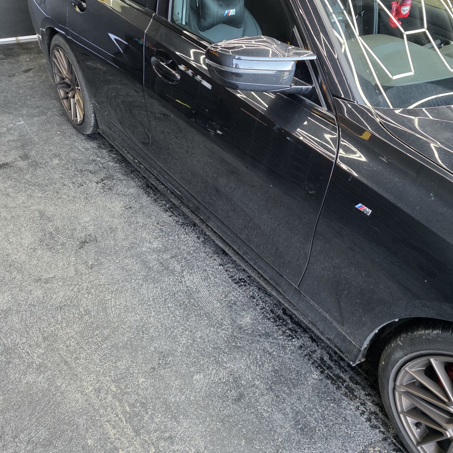 AC Style Gloss Black Side Skirts for BMW 3 Series G20 G21 19-Present