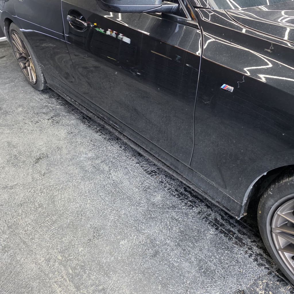 AC Style Gloss Black Side Skirts for BMW 3 Series G20 G21 19-Present