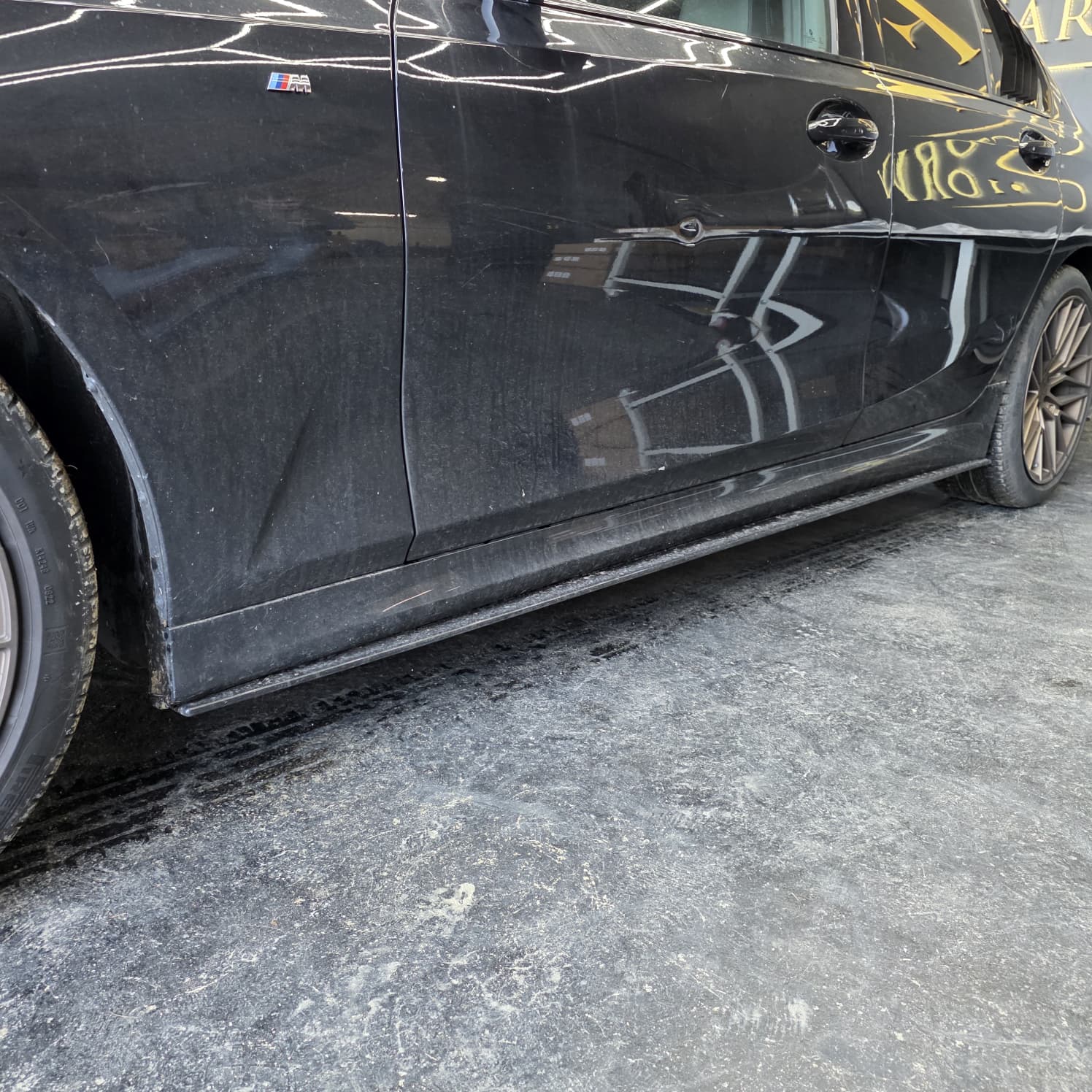 AC Style Gloss Black Side Skirts for BMW 3 Series G20 G21 19-Present