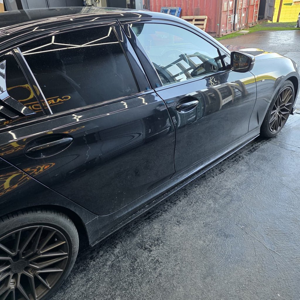 AC Style Gloss Black Side Skirts for BMW 3 Series G20 G21 19-Present