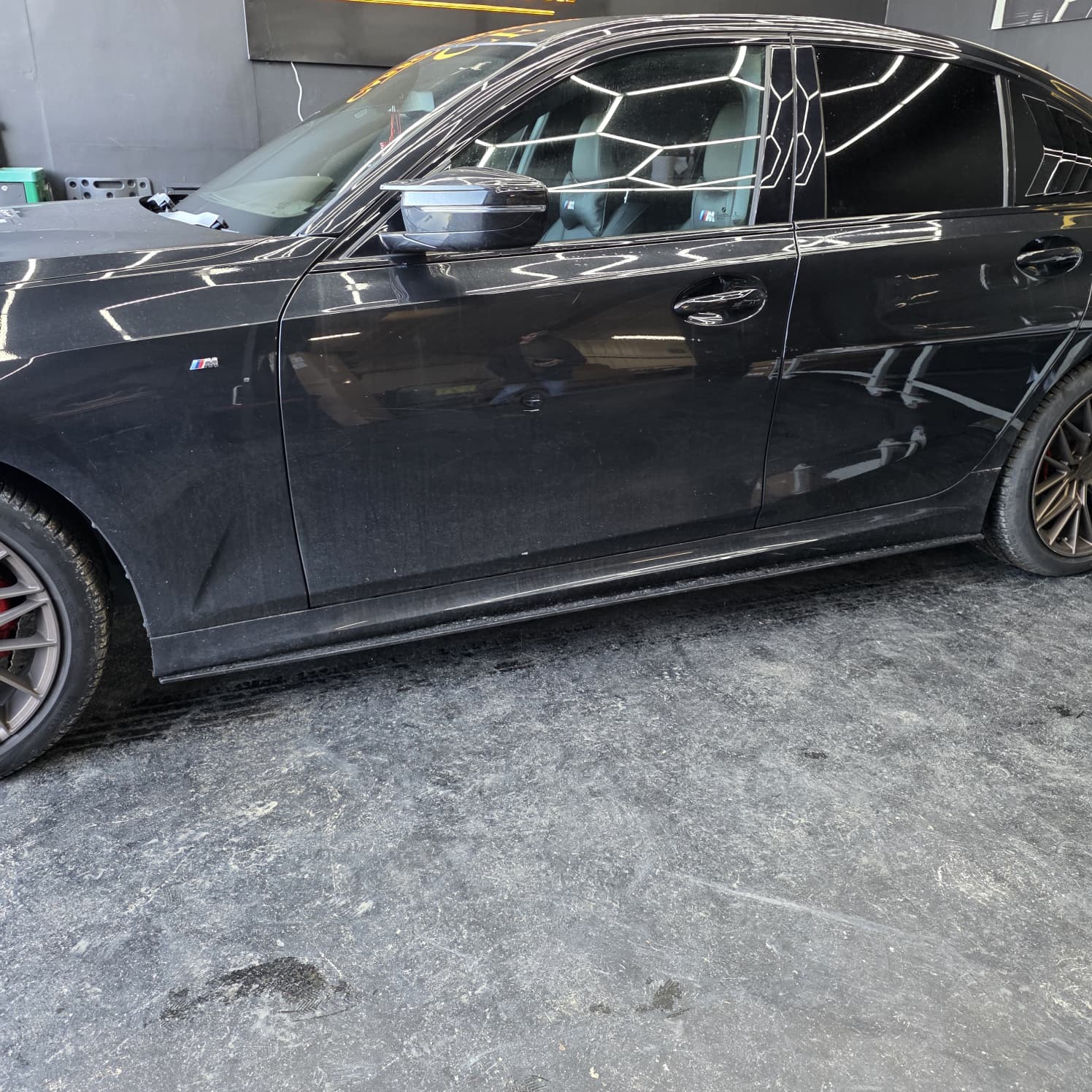 AC Style Gloss Black Side Skirts for BMW 3 Series G20 G21 19-Present