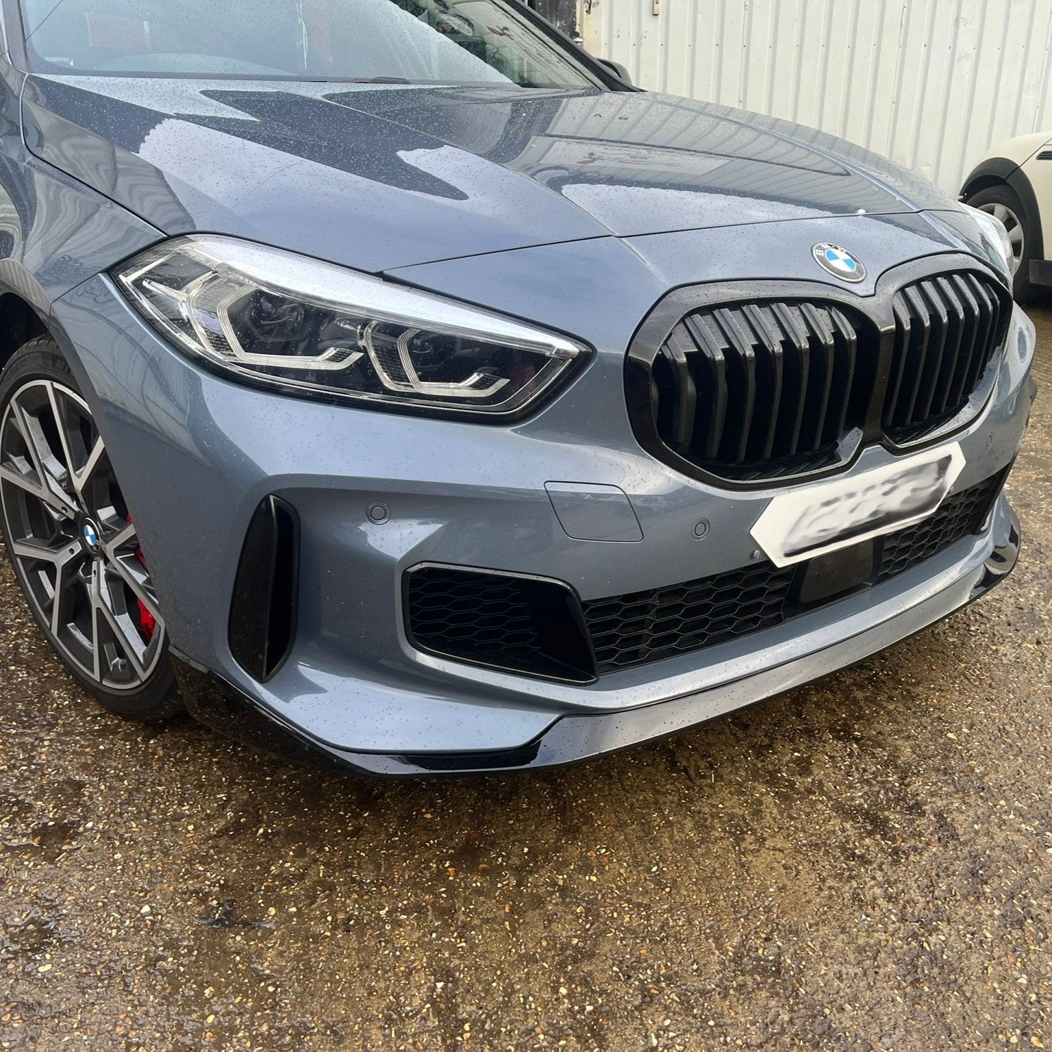 MP Style Gloss Black Front Splitter for BMW F40 1 Series 19-24