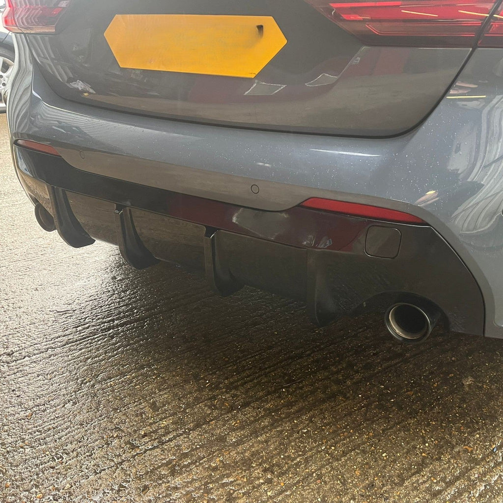 MP Style Gloss Black Rear Diffuser for BMW F40 1 Series 19-24