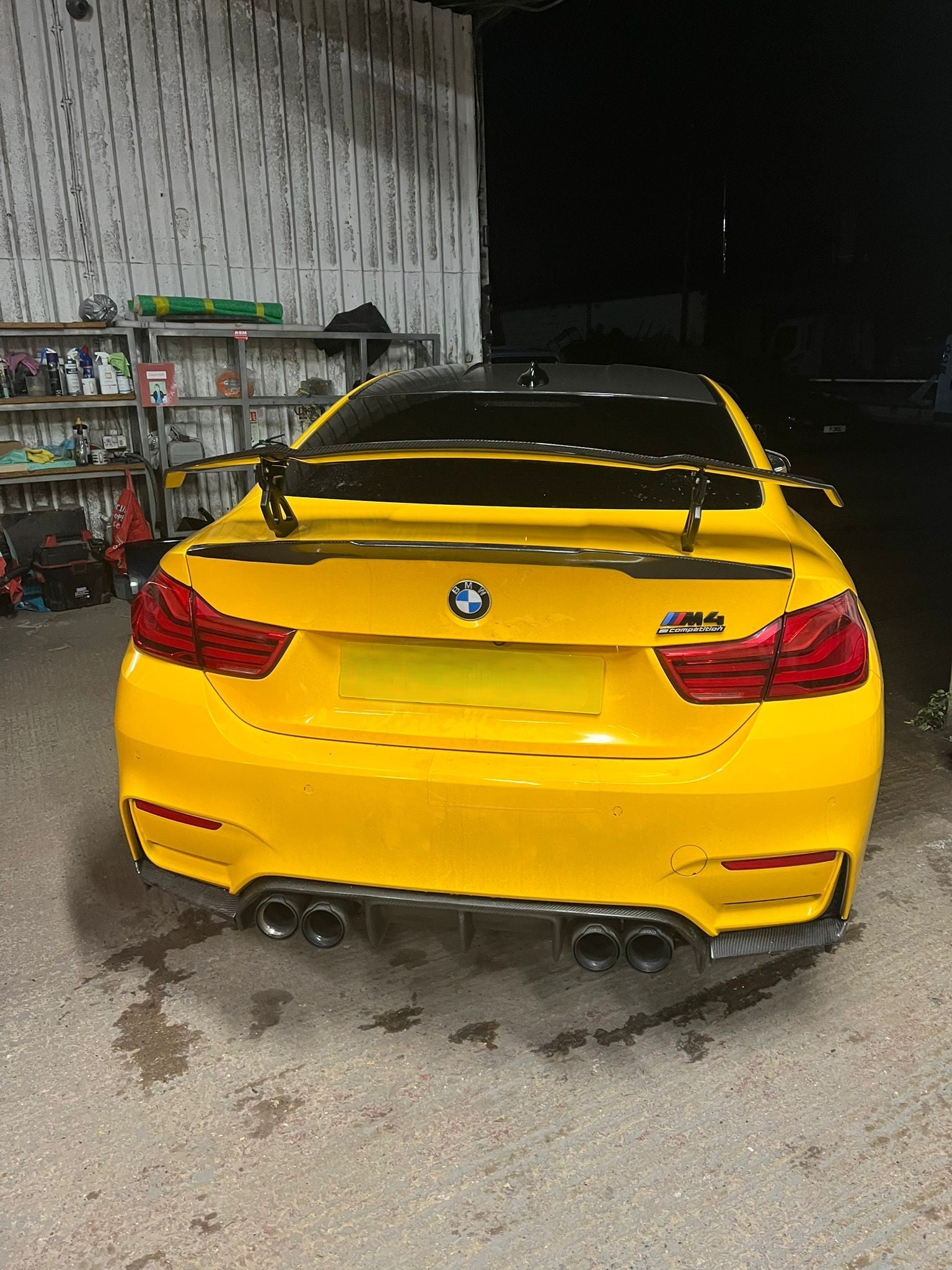GTS V Style Carbon Fibre Boot Spoiler for BMW F80 M3 F82 F83 M4 14-20