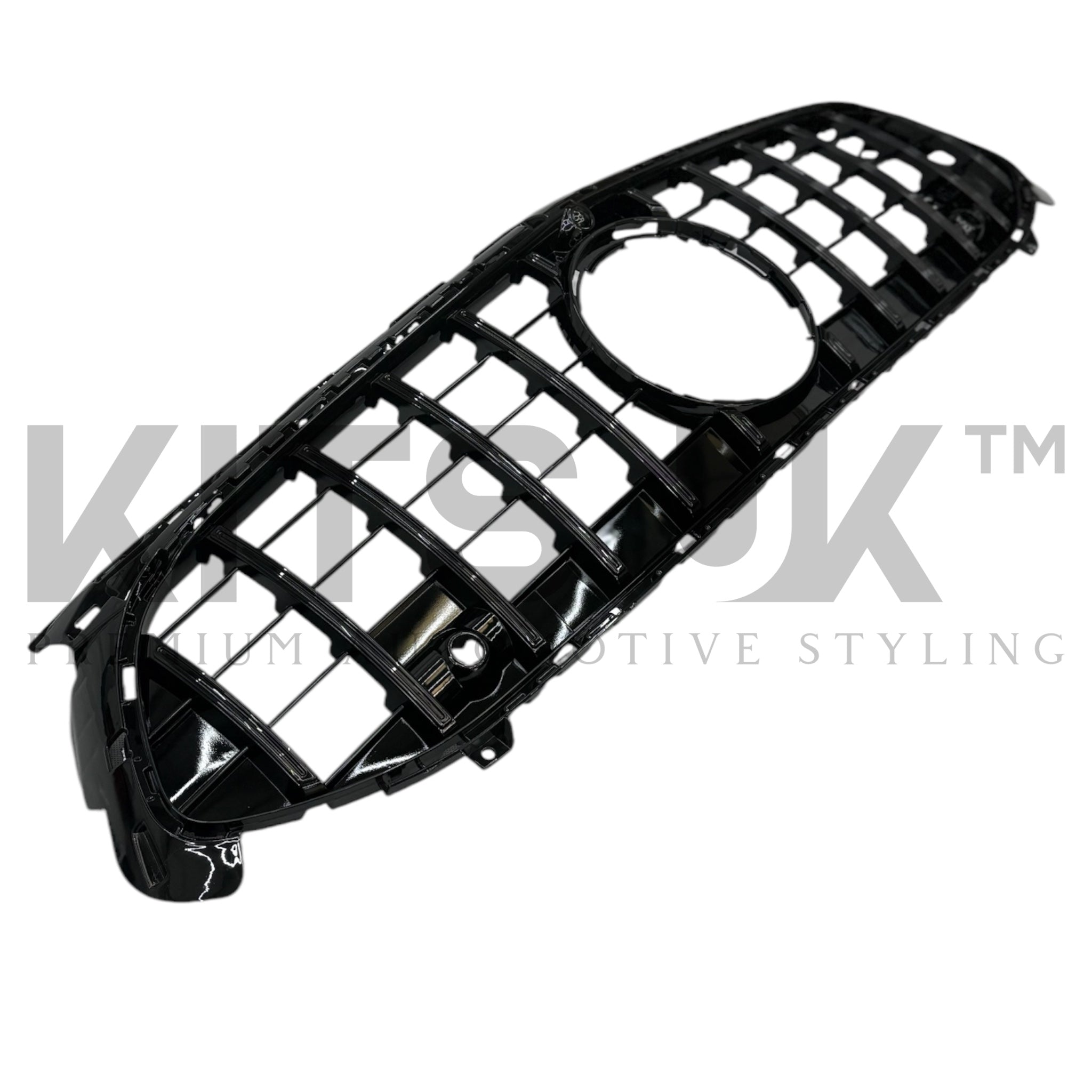 Mercedes W177A35 LCI Panamericana Grille Gloss Black & Chrome
