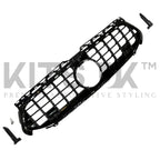 Mercedes W177A35 LCI Panamericana Grille Gloss Black & Chrome