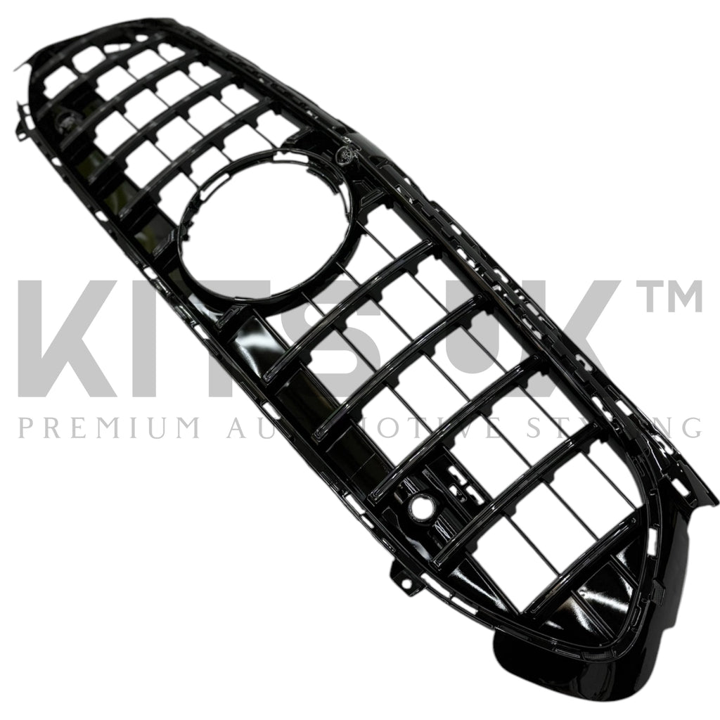 Mercedes W177A35 LCI Panamericana Grille Gloss Black & Chrome