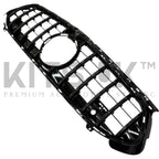 Mercedes W177A35 LCI Panamericana Grille Gloss Black & Chrome