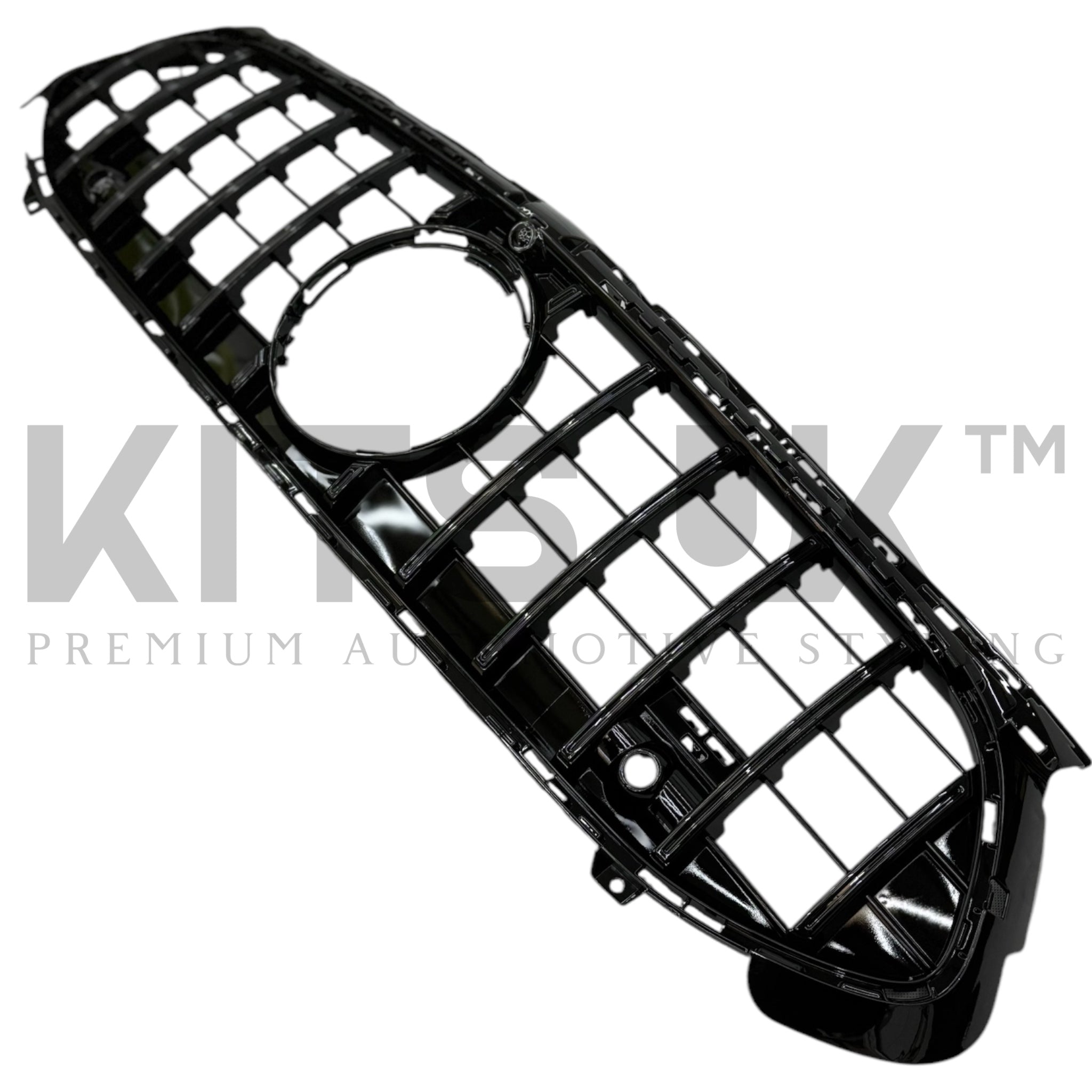 Mercedes W177A35 LCI Panamericana Grille Gloss Black & Chrome