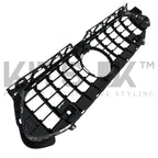 Mercedes W177A35 LCI Panamericana Grille Gloss Black & Chrome