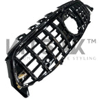 Mercedes CLA W118 C118 Panamericana Grille | Gloss Black AMG Line