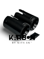 BMW F Series carbon fibre exhaust tips