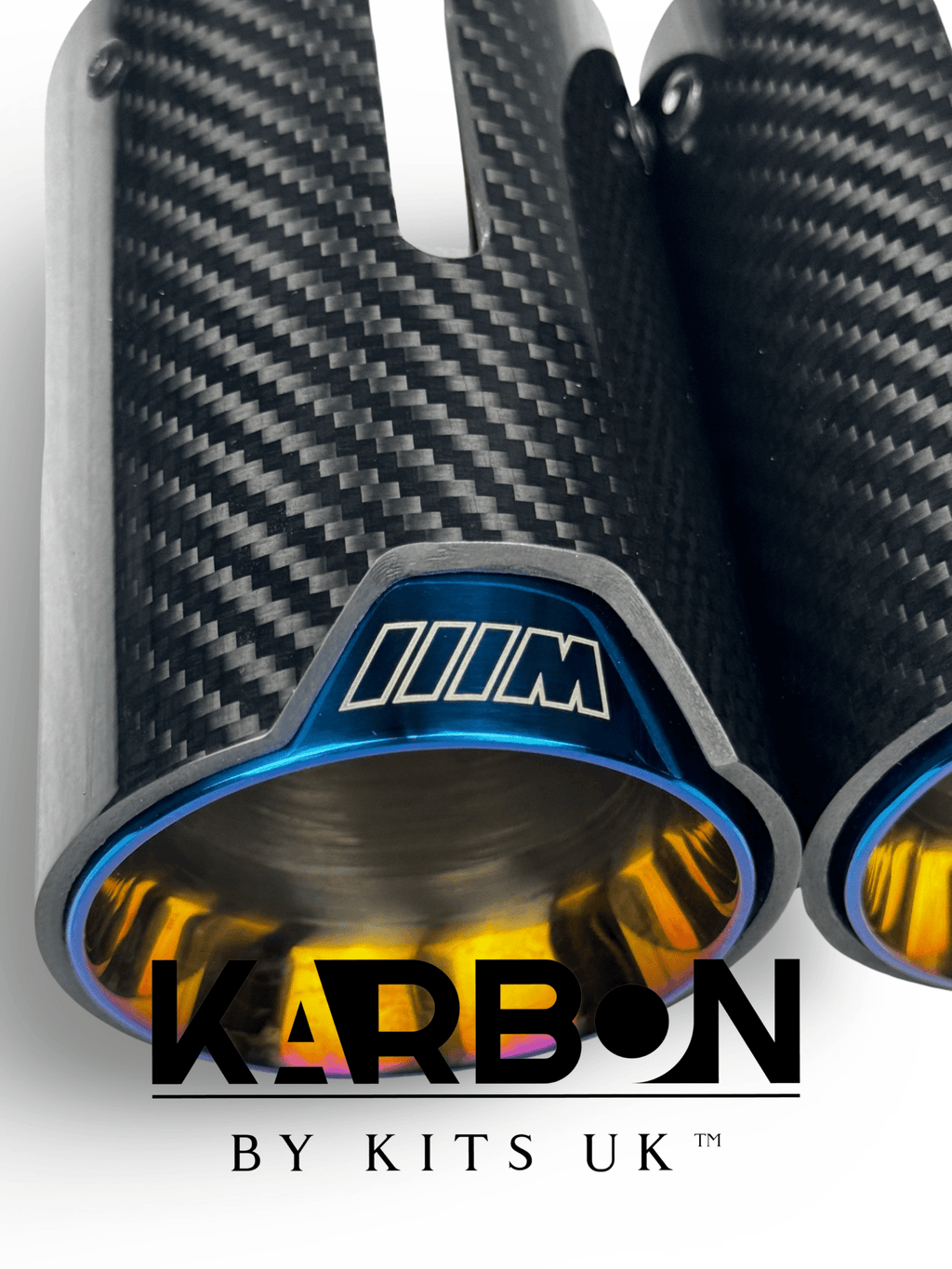 BMW F Series carbon fibre exhaust tips