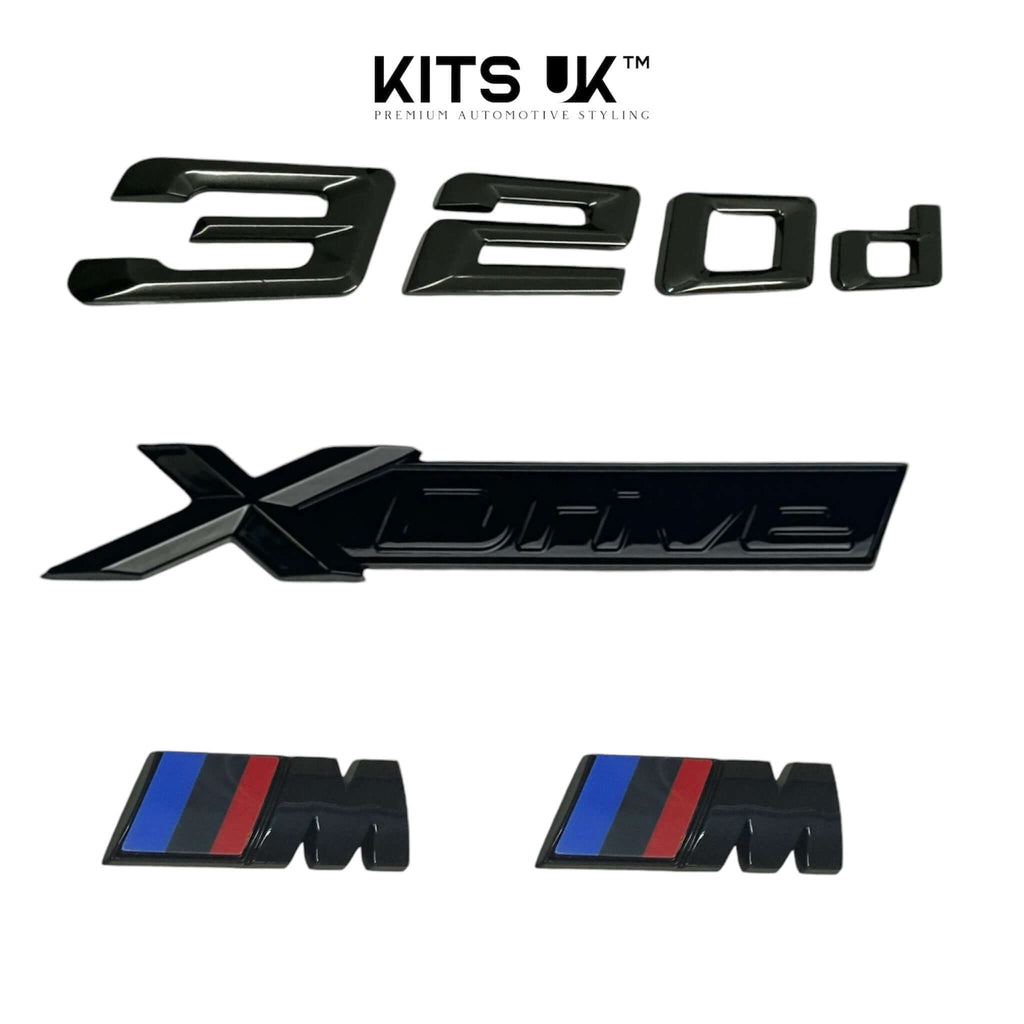 BMW XDrive Black Badge Package | Gloss Black De-Chrome Kit