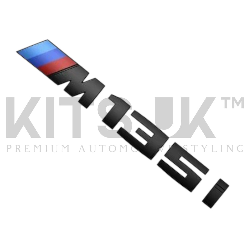 BMW M135i Black Tailgate Badge