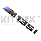 BMW M135i Black Tailgate Badge