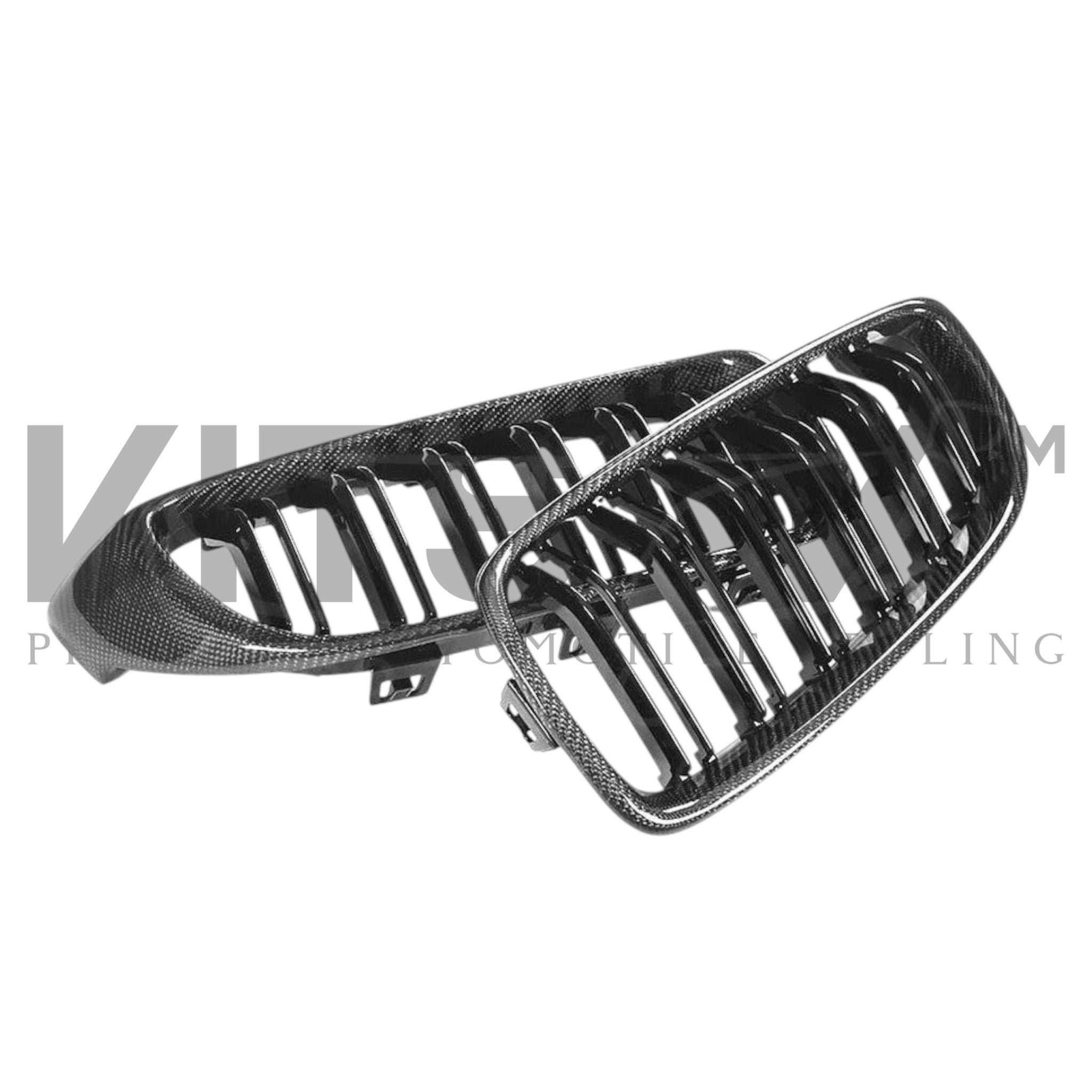 BMW F80 F82 F32 Carbon Fibre Kidney Grilles | M3 M4 Style