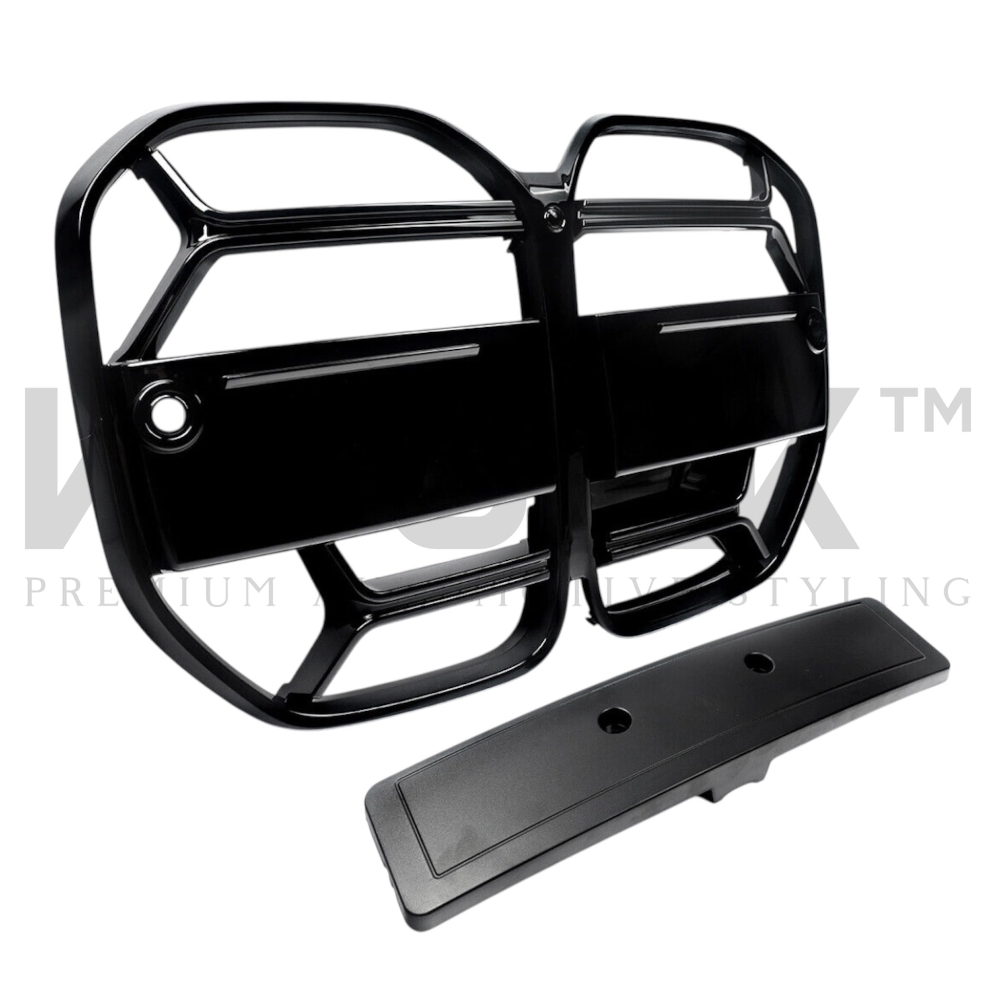 Gloss Black CSL Style Front Grille for BMW 4-Series G22 G23 2021+