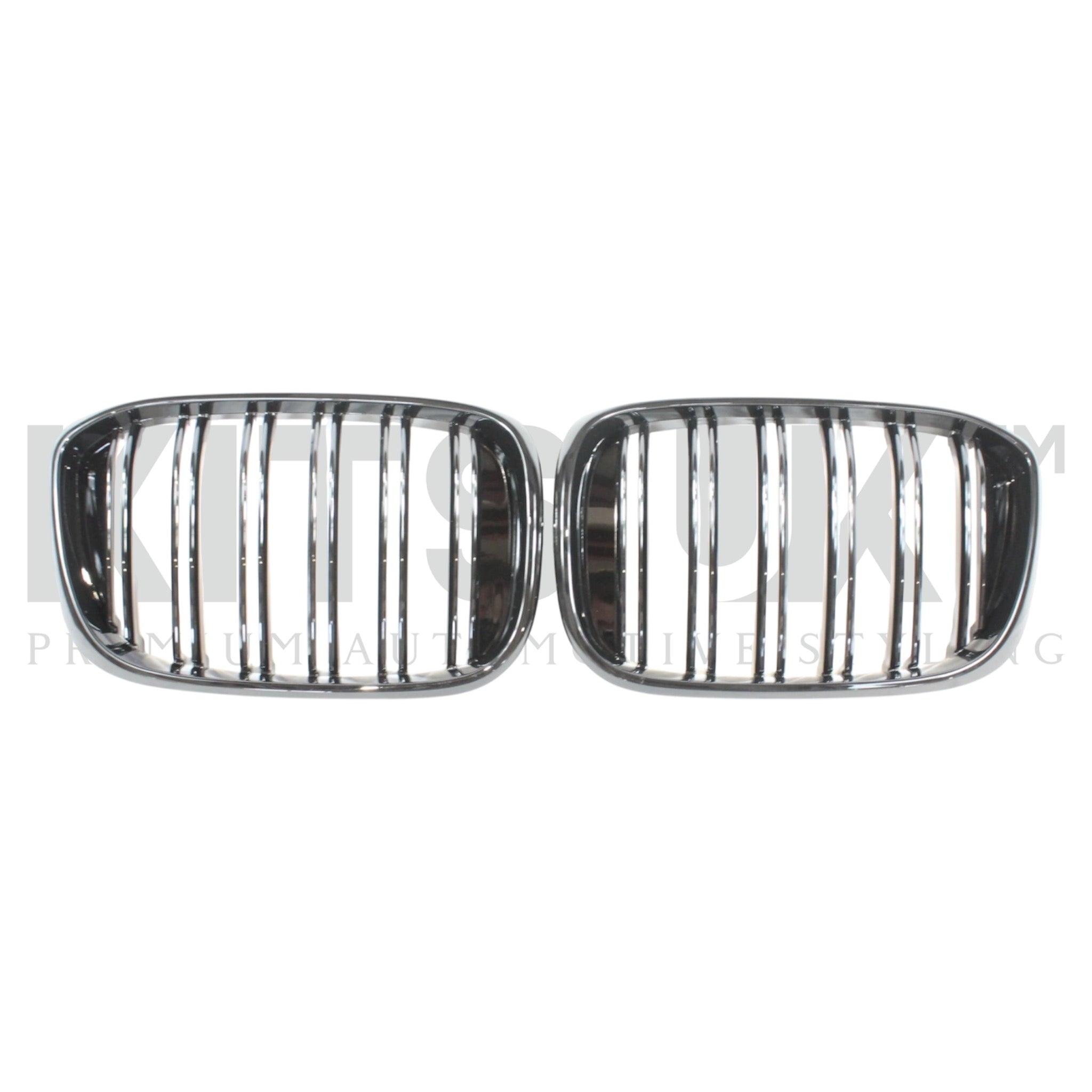 BMW X3 - G01 Dual Line Grilles (Gloss Black)