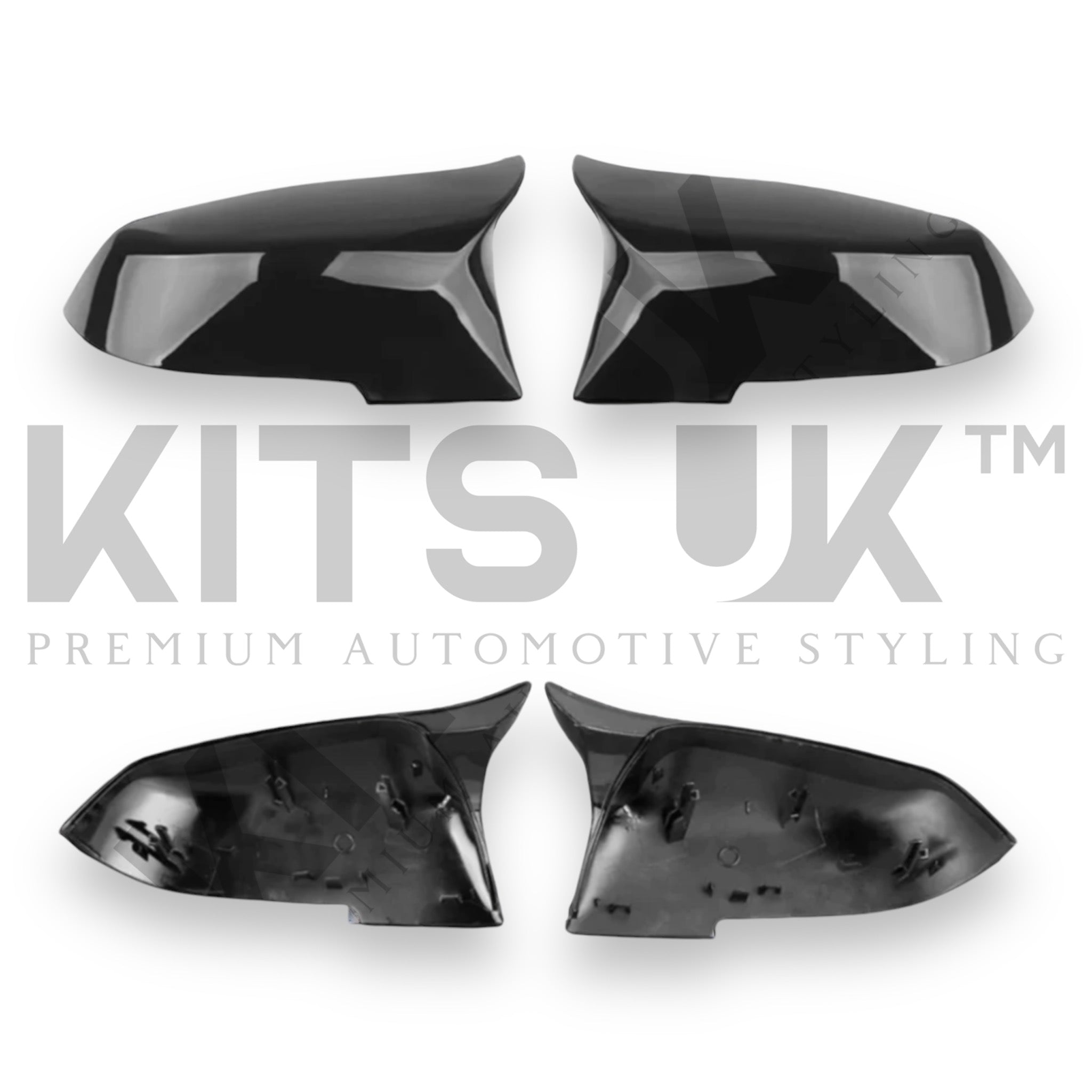 BMW F Series M Style Mirror Caps | Gloss Black Mirror Covers