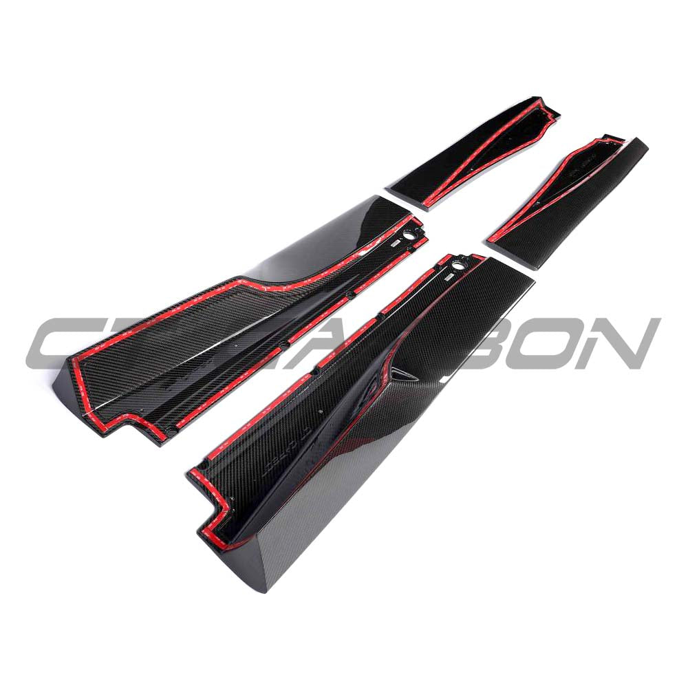 MCLAREN 720S/750S 2017-2023+ DRY CARBON FIBRE SIDE SKIRTS