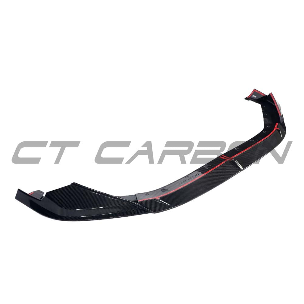 BMW G90/G99 M5 2024+ DRY CARBON FIBRE SPLITTER V2 - CT DESIGN