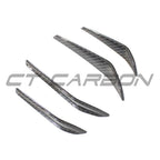 BMW M3/M4 (G80 G81 G82 G83) 2021+ CARBON FIBRE FRONT BUMPER CANARDS