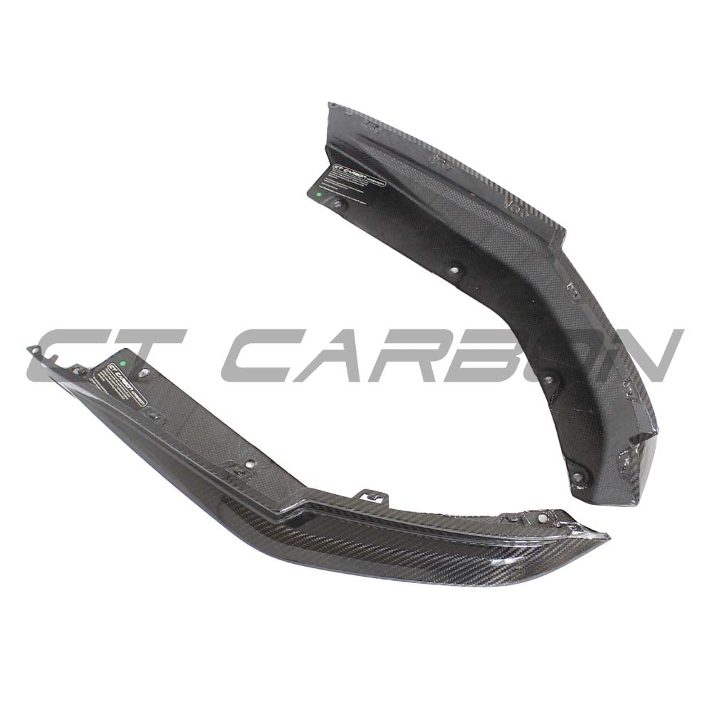 BMW M3 G80/G81 CARBON FIBRE REAR BUMPER CORNERS - V2