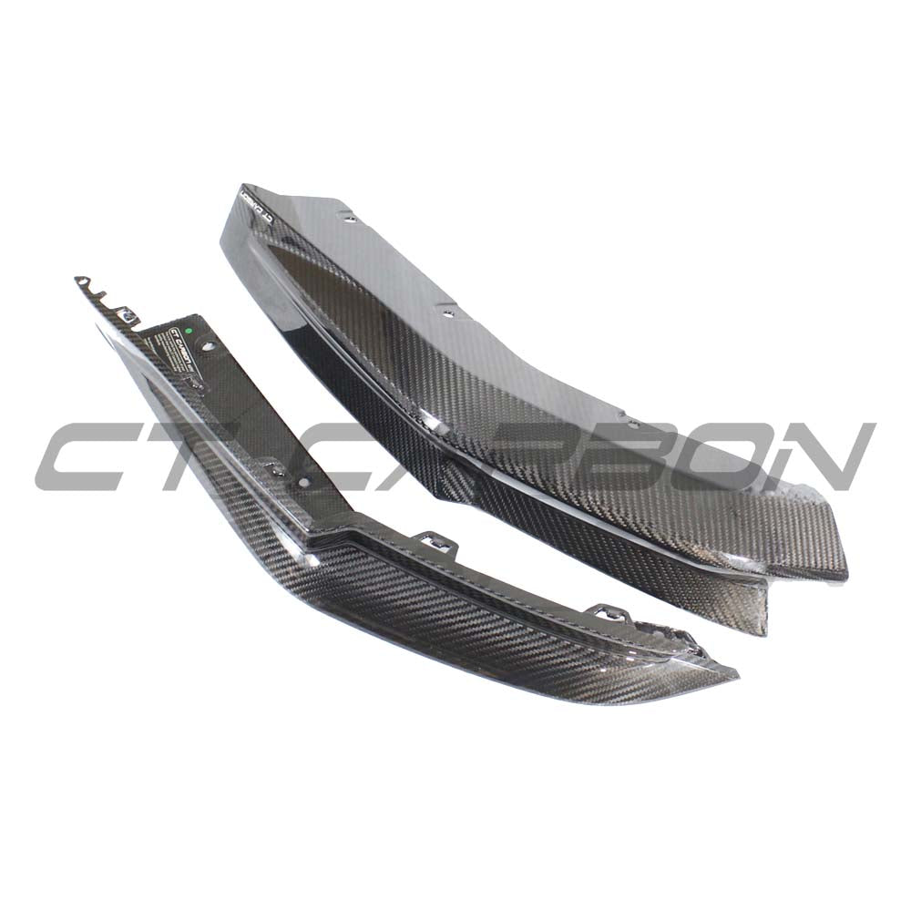 BMW G82/G83 M4 2021+ CARBON FIBRE REAR BUMPER CORNERS - V2