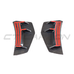 AUDI R8 V10 GEN 2 2015-2019 CARBON FIBRE REAR BUMPER CORNERS