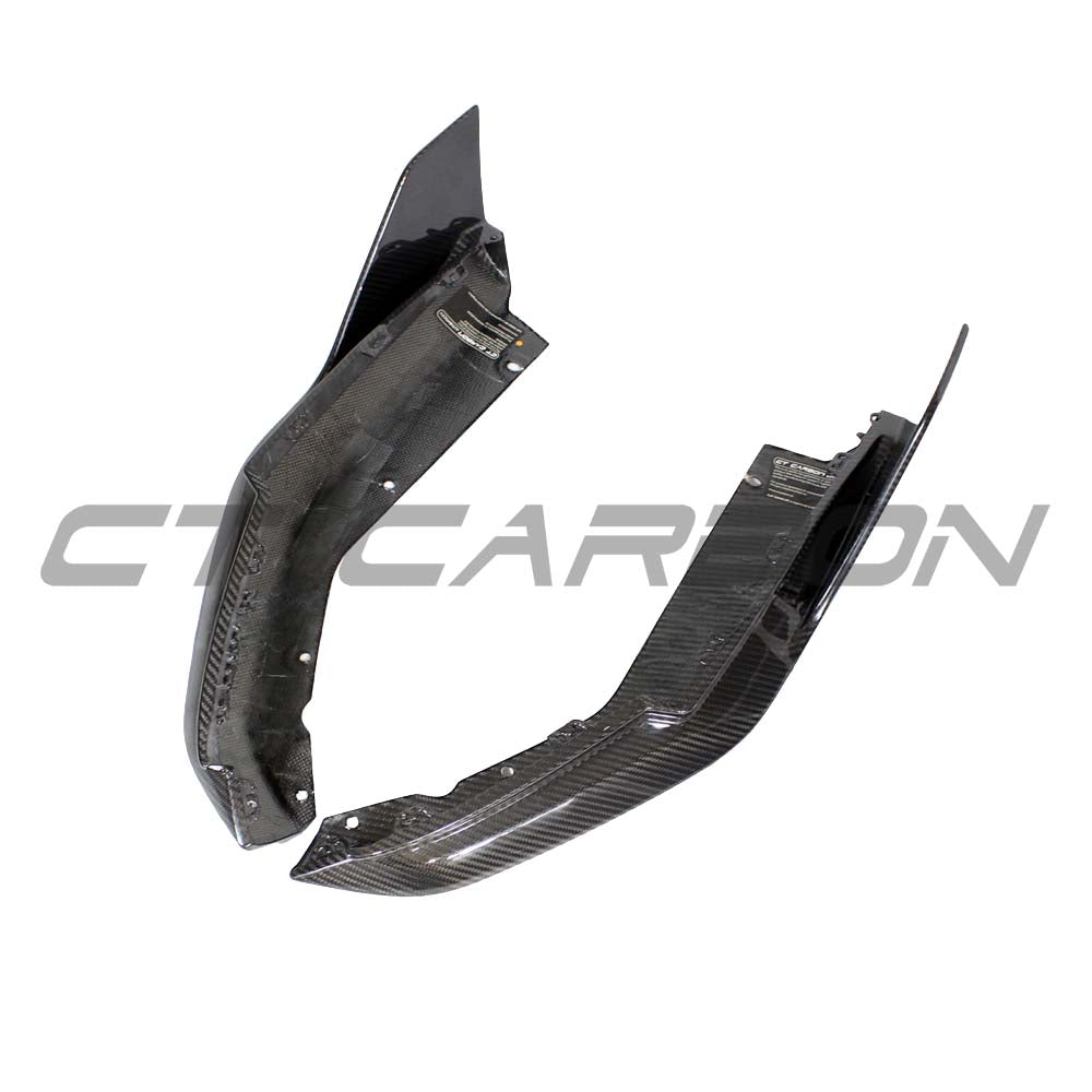 BMW G82/G83 M4 2021+ CARBON FIBRE REAR BUMPER CORNERS - V1