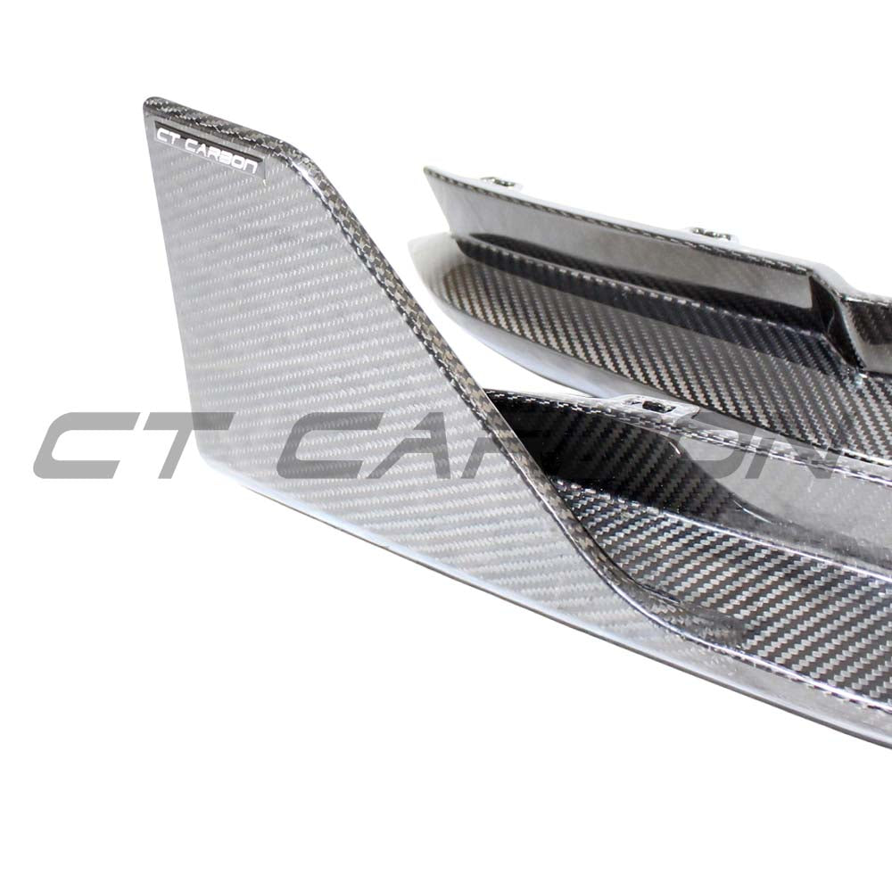 BMW G82/G83 M4 2021+ CARBON FIBRE REAR BUMPER CORNERS - V1