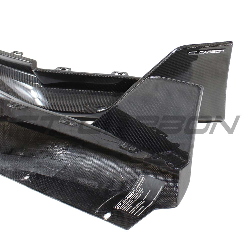 BMW G82/G83 M4 2021+ CARBON FIBRE REAR BUMPER CORNERS - V1