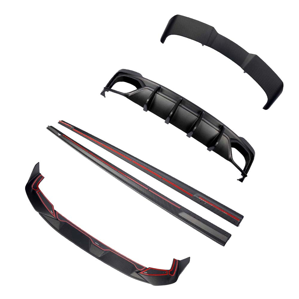 AUDI RS6 C8 FULL MATTE CARBON FIBRE KIT V1 - CT DESIGN