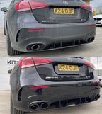 Mercedes A35 Quad Tips