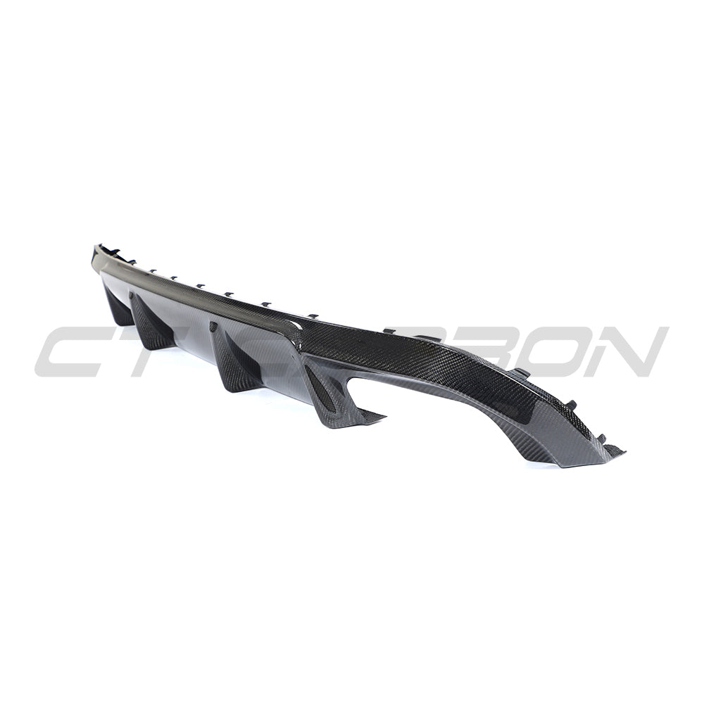 BMW 4 SERIES 2020+ G26 CARBON FIBRE DIFFUSER - V2