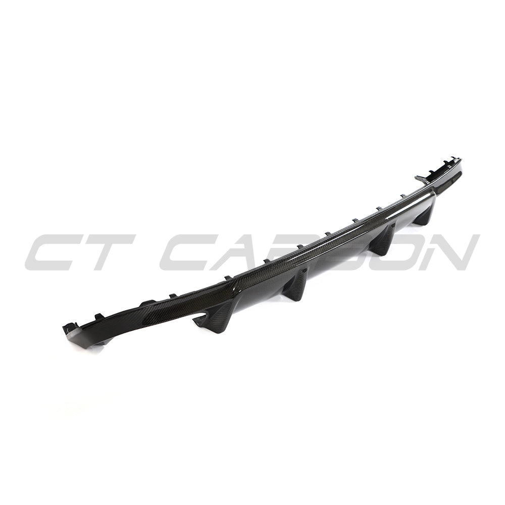 BMW 4 SERIES 2020+ G26 CARBON FIBRE DIFFUSER - V2