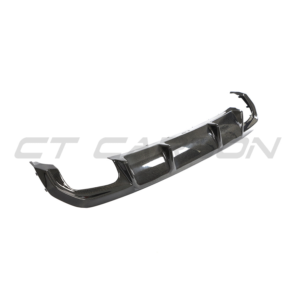 BMW 4 SERIES 2020+ G26 CARBON FIBRE DIFFUSER - V2