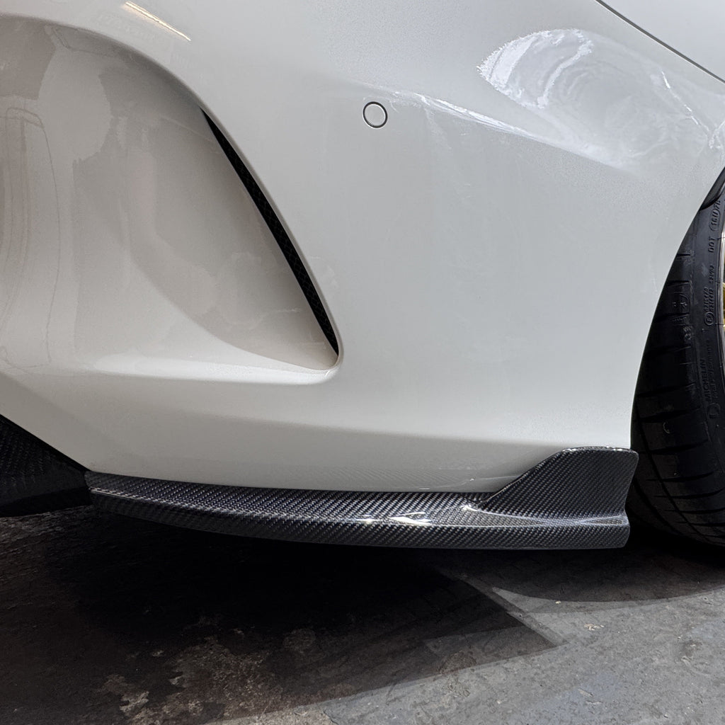 Carbon Fibre Rear Bumper Spats for Mercedes W205 C Class AMG & C63 15-21