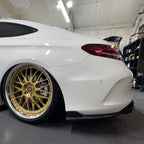Carbon Fibre Rear Bumper Spats for Mercedes W205 C Class AMG & C63 15-21