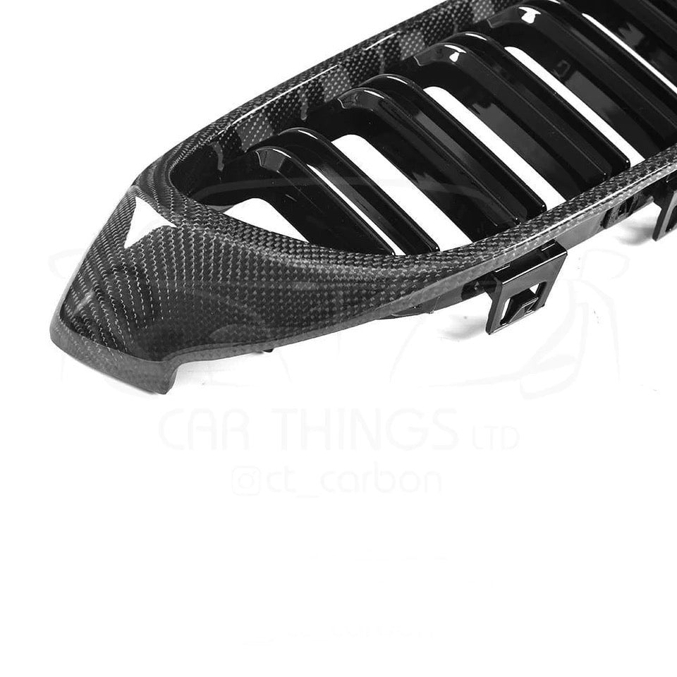 BMW F80 F82 F32 Carbon Fibre Kidney Grilles | M3 M4 Style