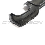 BMW G22/G23 4 SERIES 2020-2024 PRE-LCI QUAD TIP CARBON FIBRE DIFFUSER - V2