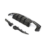 BMW G22/G23 4 SERIES 2020-2024 PRE-LCI QUAD TIP CARBON FIBRE DIFFUSER - V2