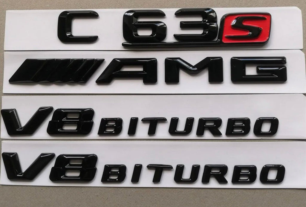 Mercedes W205 C63 C63s Black Badge Package (WITH FRONT GRILLE STAR)