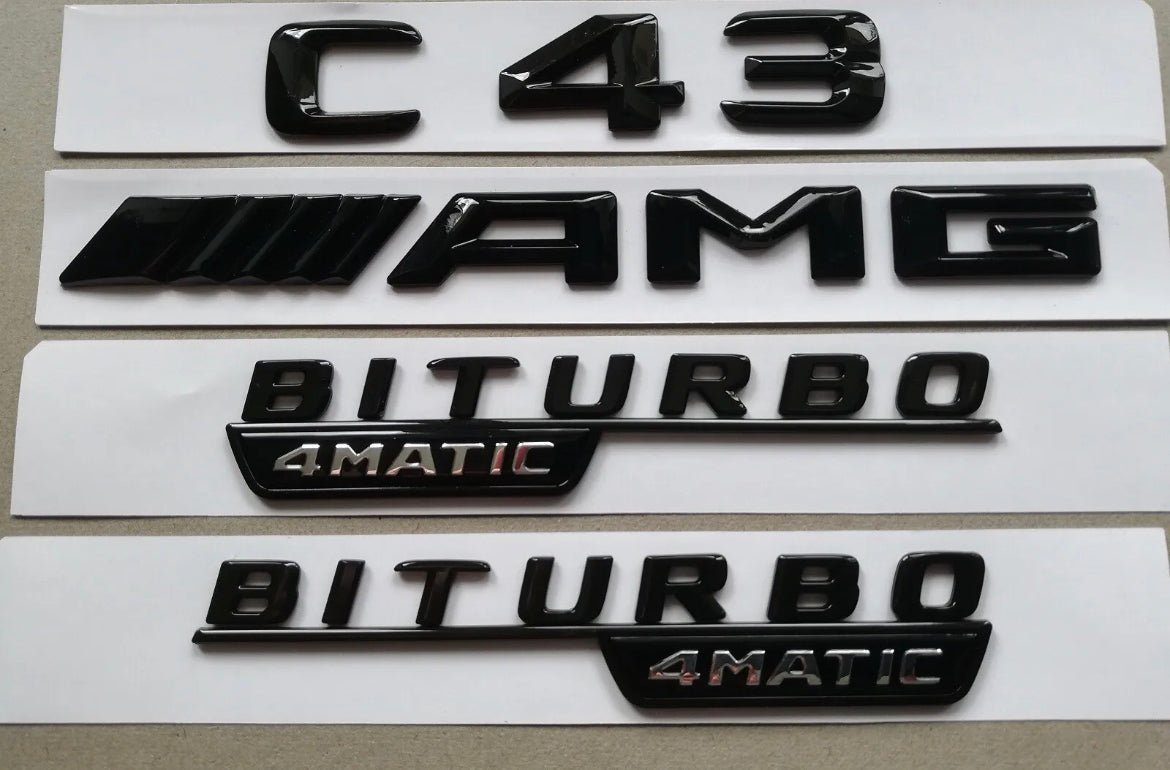 Mercedes W205 C43 Black Badge Package (WITH FRONT GRILLE STAR)