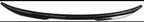 BMW 4 Series G22/G82 Gloss Black MP Boot Spoiler