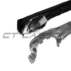 BMW G22/G23 4 SERIES 2020-2024 PRE-LCI GLOSS BLACK DIFFUSER AND TIPS - V1