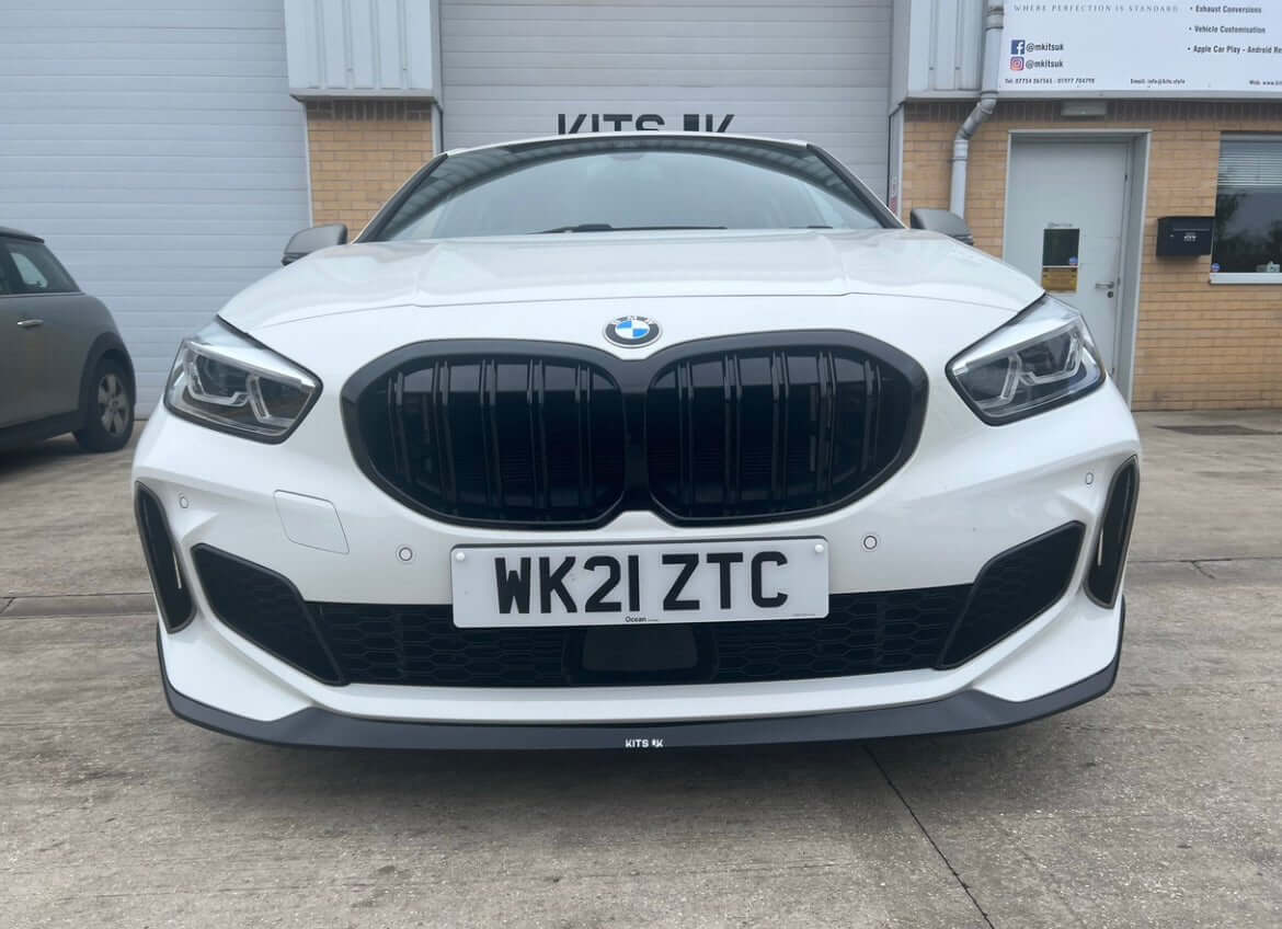 BMW 1 Series F40 grille | Gloss Black Dual Line