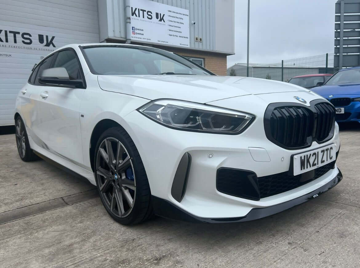 BMW 1 Series F40 grille | Gloss Black Dual Line