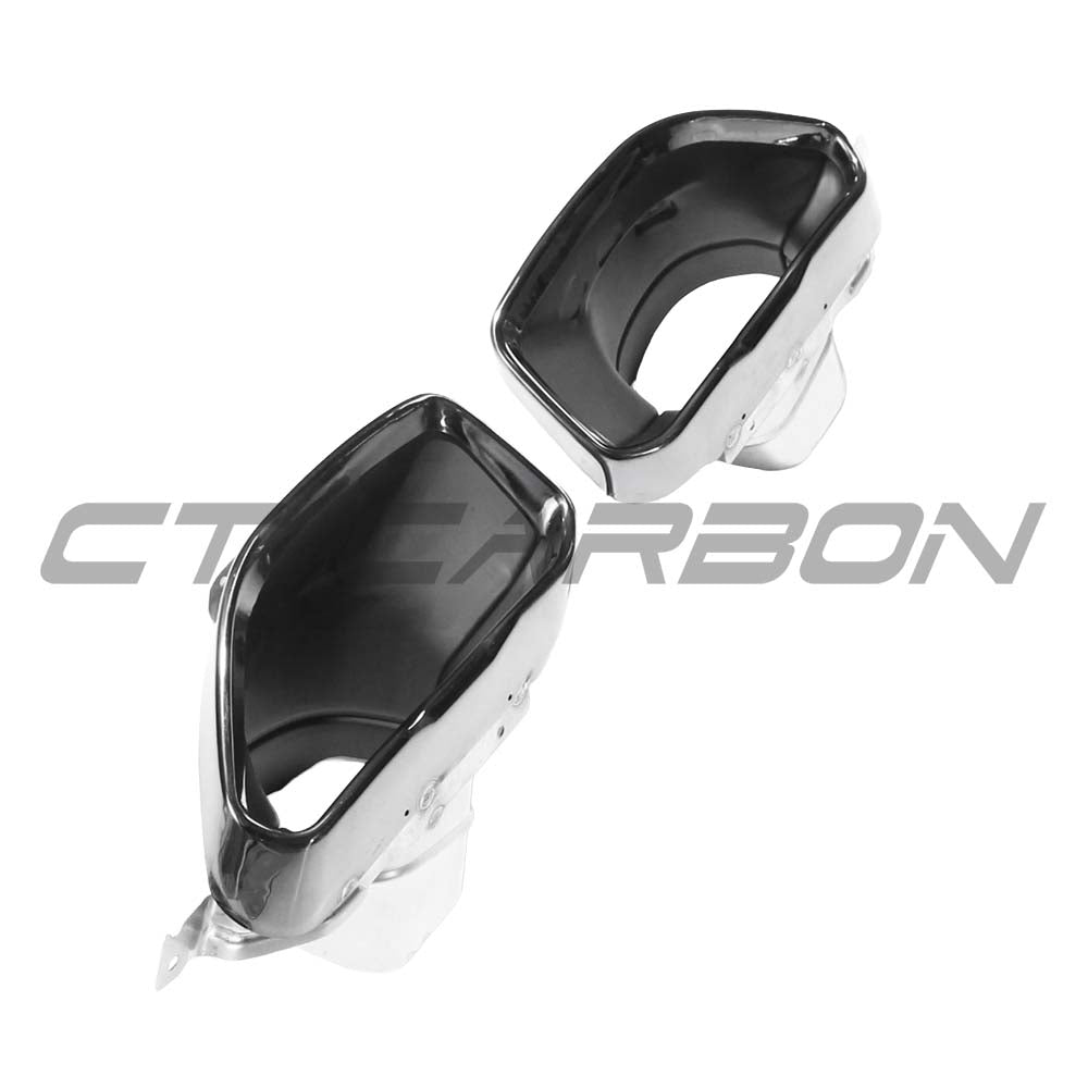 BMW G22/G23 4 SERIES 2020-2024 PRE-LCI GLOSS BLACK DIFFUSER AND TIPS - V1